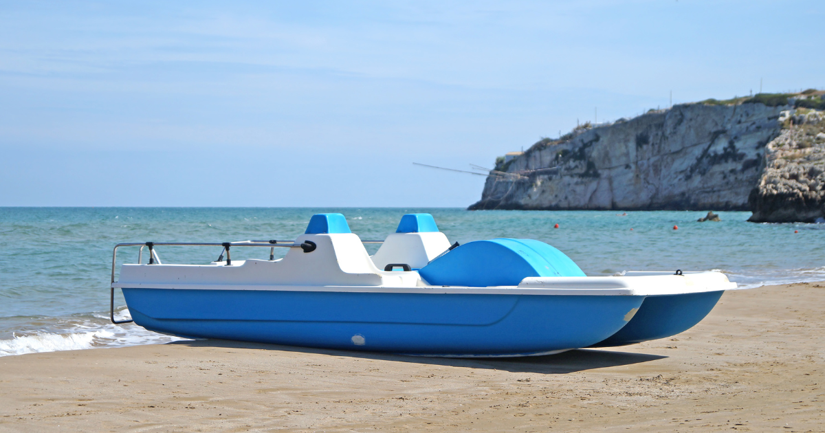 Pedal Pontoon Boat