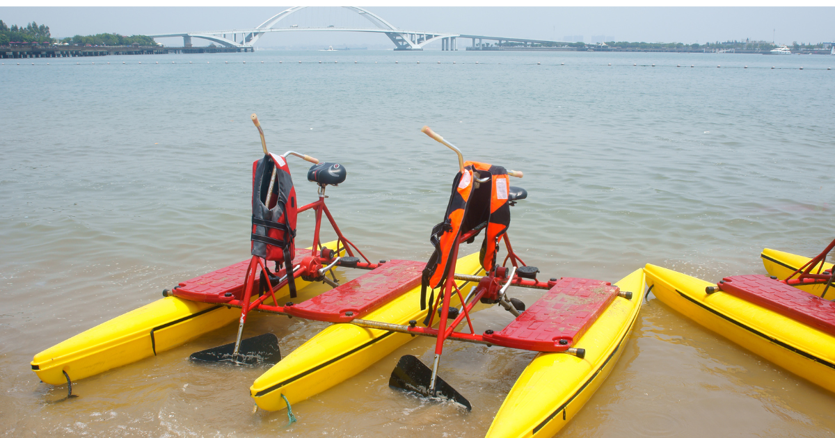 Pedal Pontoon Boat