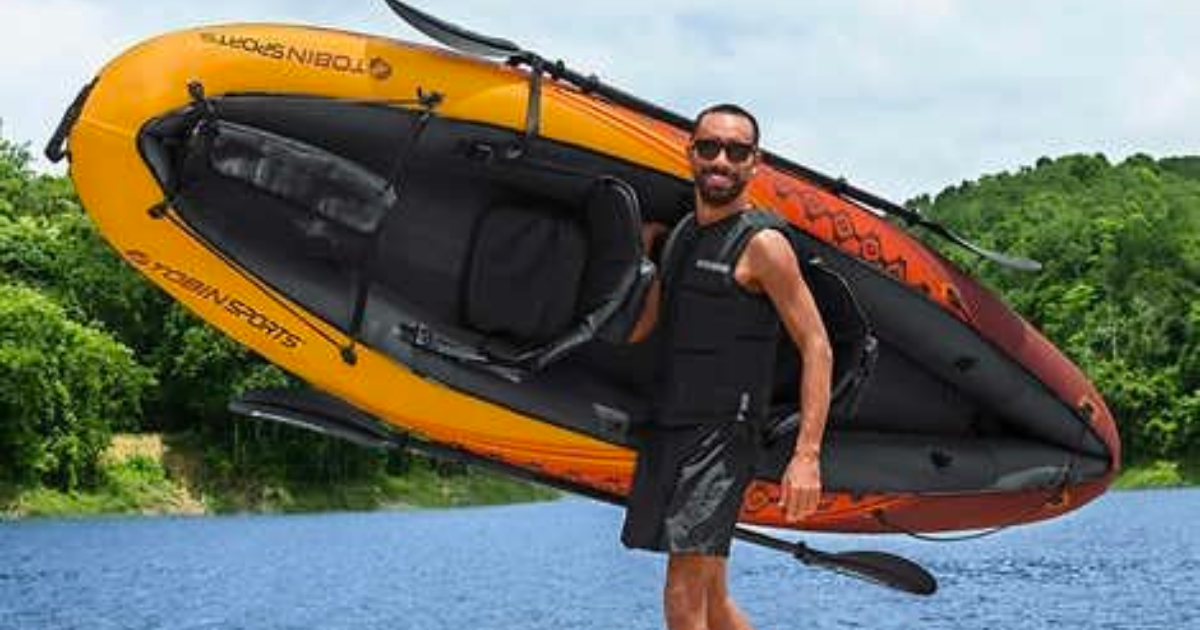 tobin sports wavebreak inflatable 2-person kayak upc