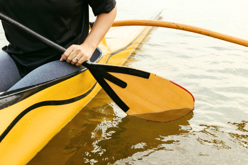 Outriggers on Kayak