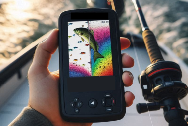 Kayak with Fish Finder